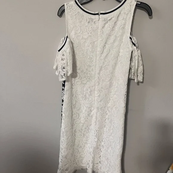 lace dress and sequined stripes girls dress
